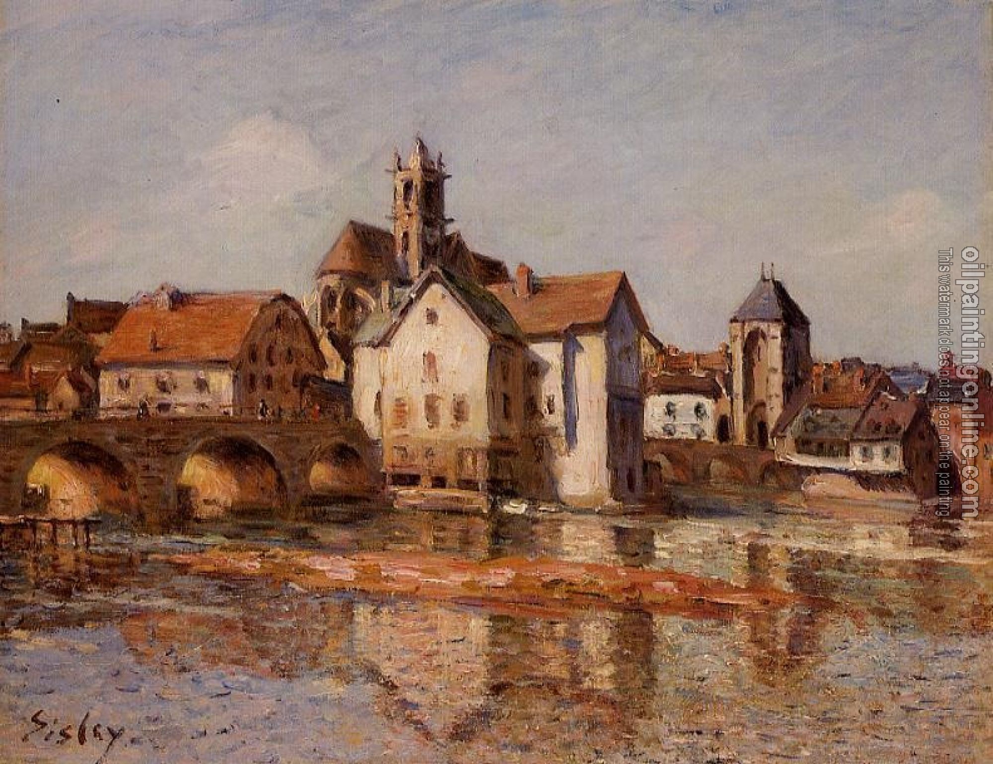 Sisley, Alfred - The Moret Bridge